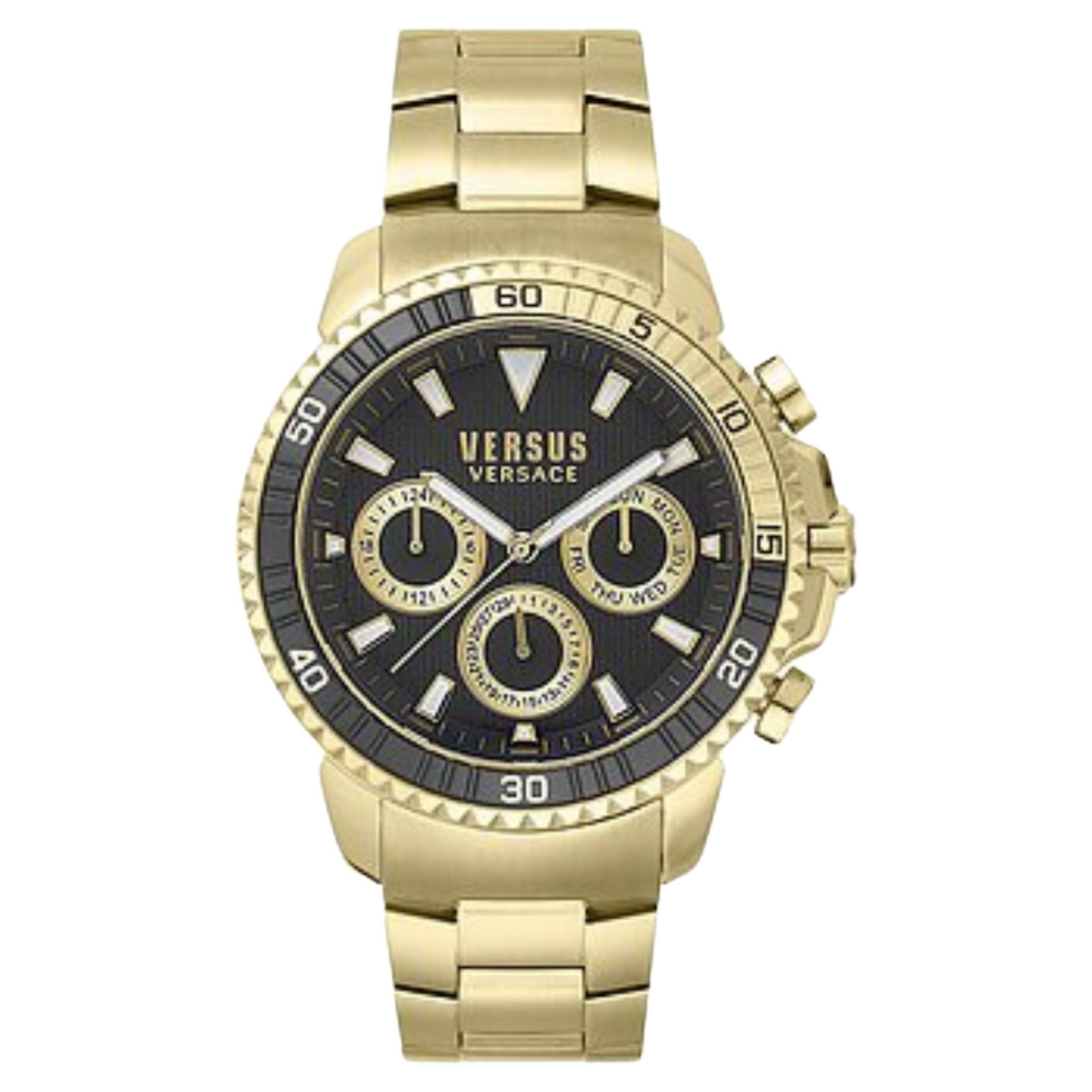 Mens Versace Watch Yellow Gold For Sale