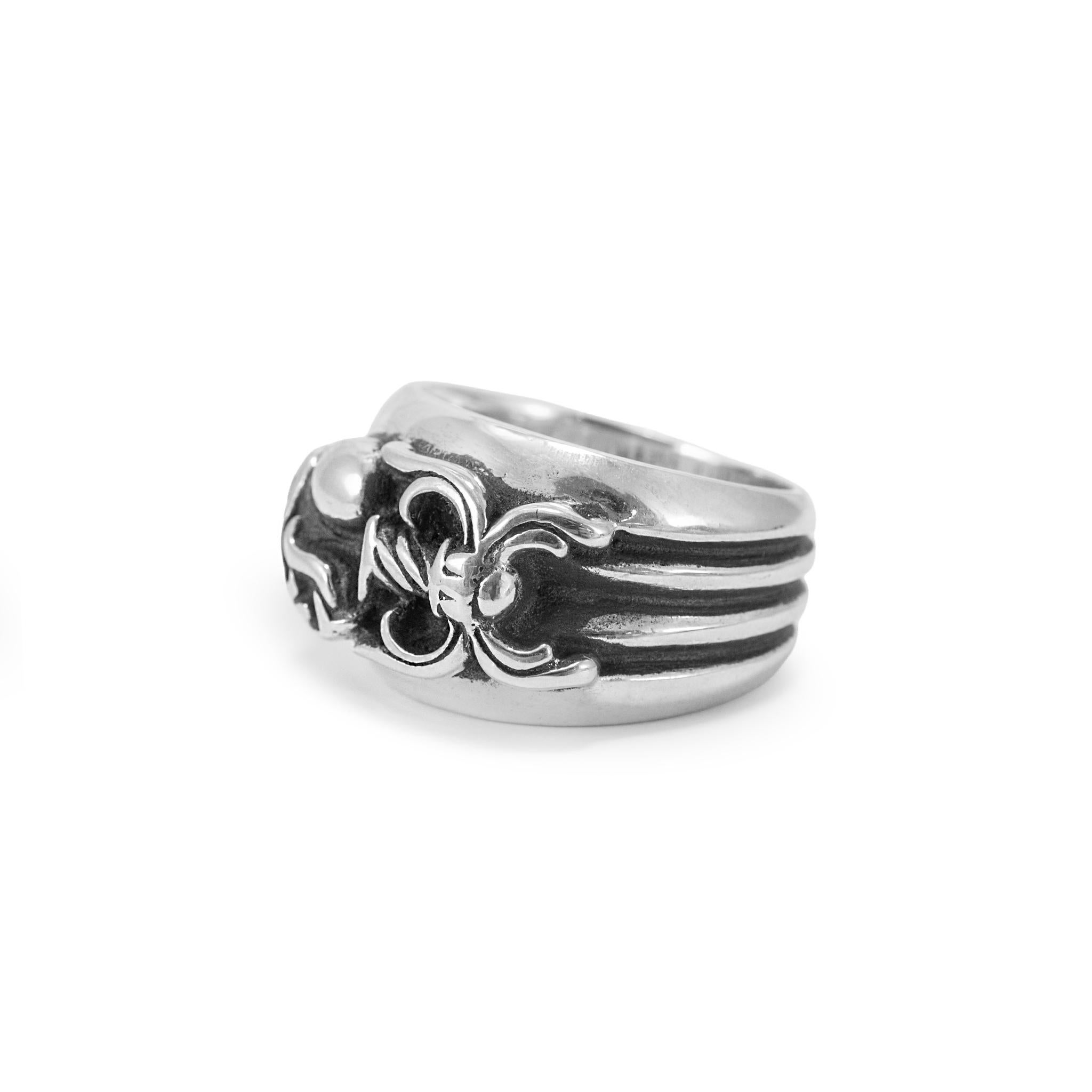 Men's Vintage 1995 Chrome Hearts Dagger Heart 925 Sterling Silver