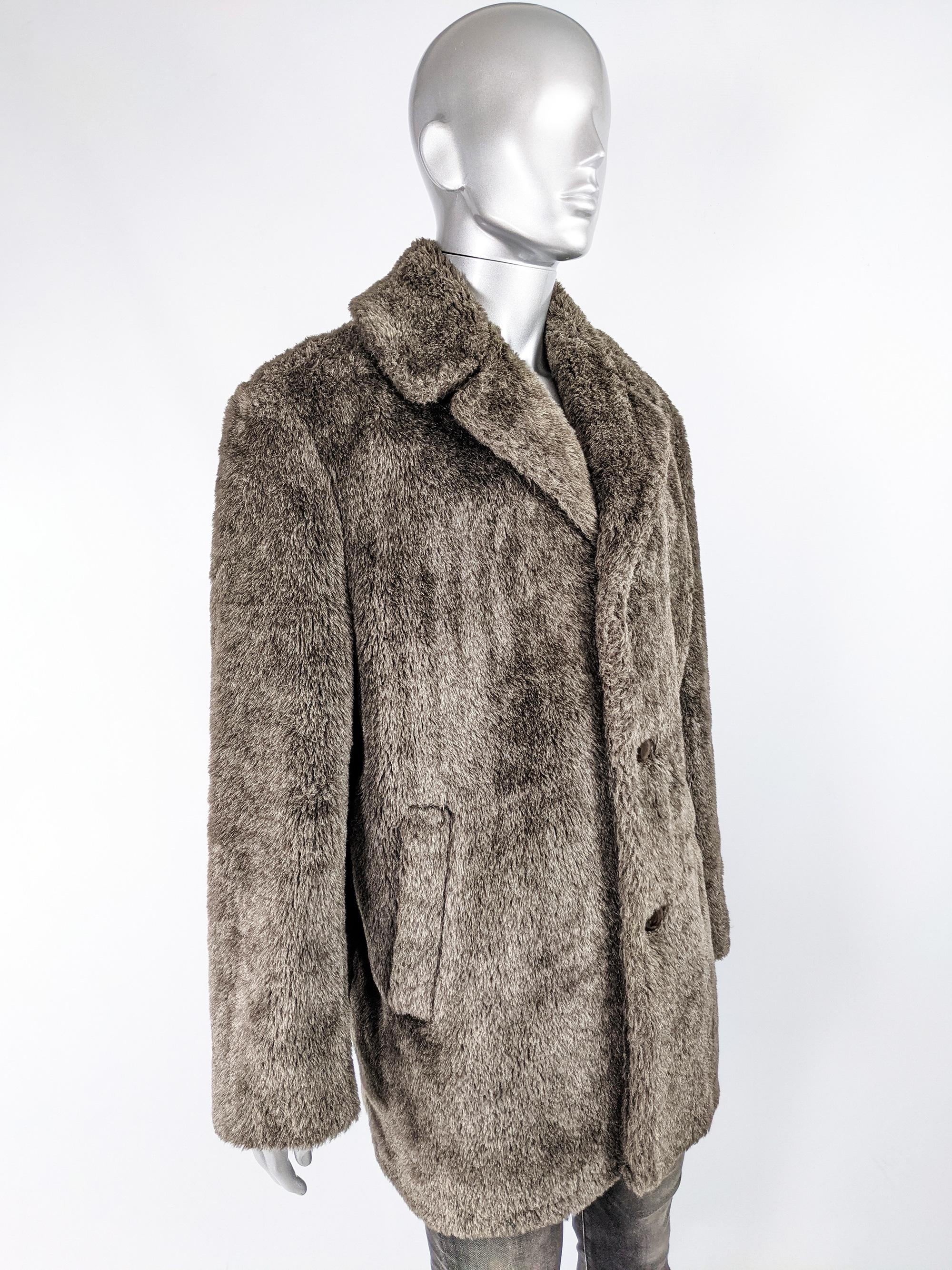 vintage mens fur coat