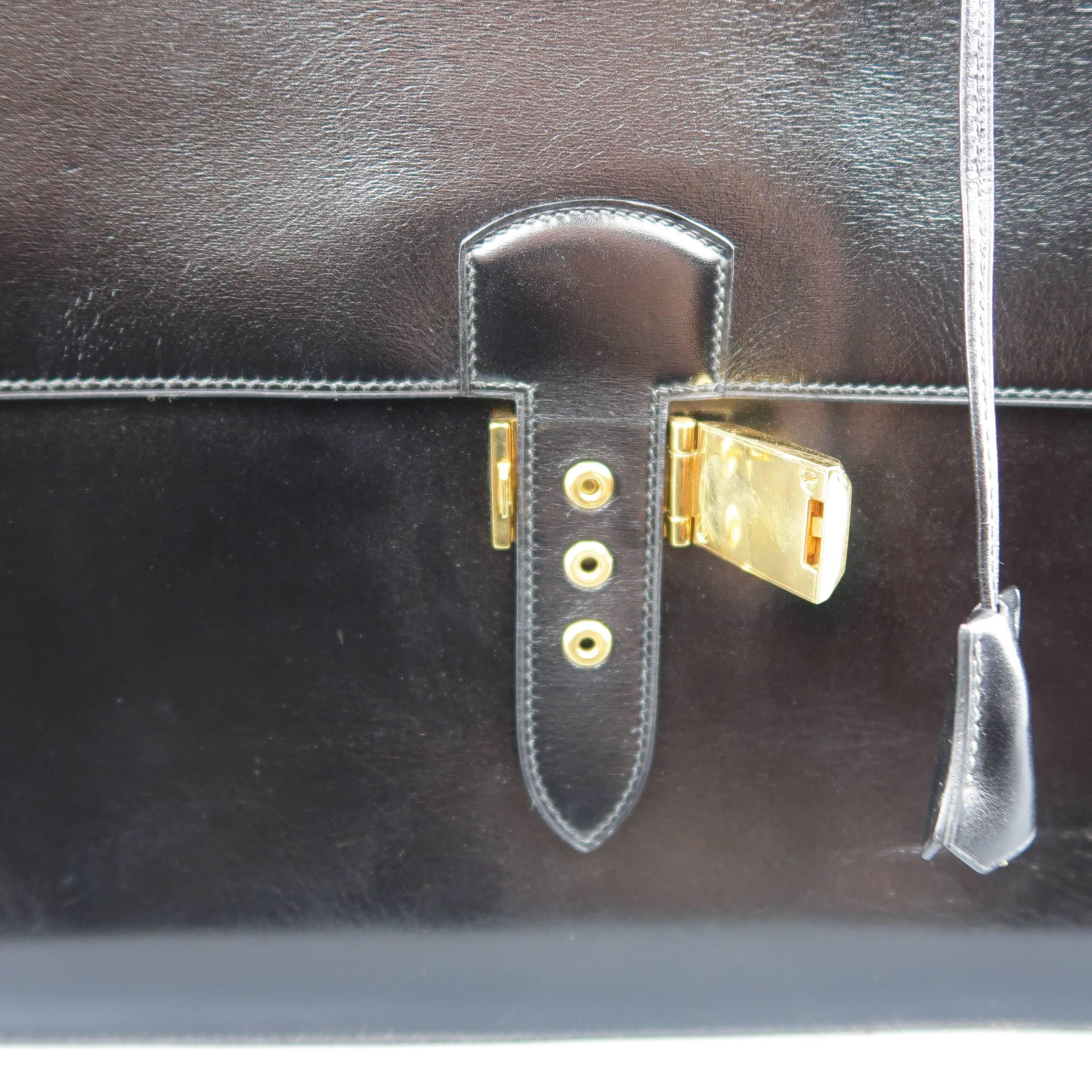 hermes briefcase vintage
