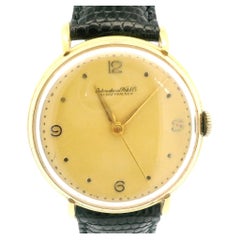 Men's Vintage International IWC 36mm 18k Gold Mechanical Wrist Watch Cal. 89