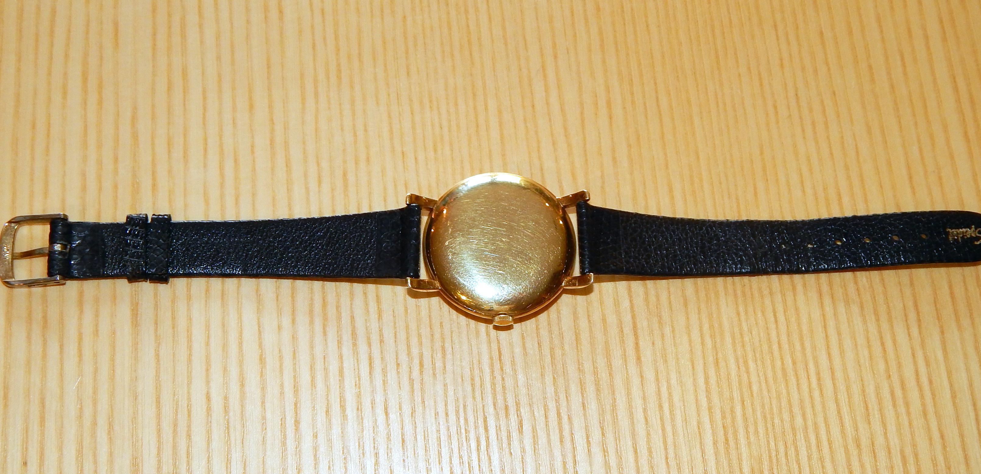 Herren Vintage International Watch Company 18 Karat Gold Armbanduhr (amerikanisch) im Angebot