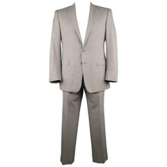 Men's Vintage KITON for WILKES BASHFORD suit comes in navy blue pinstripe wool a