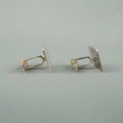 Paul Stuart Men's Vintage Sterling Silver Square Cuff Links