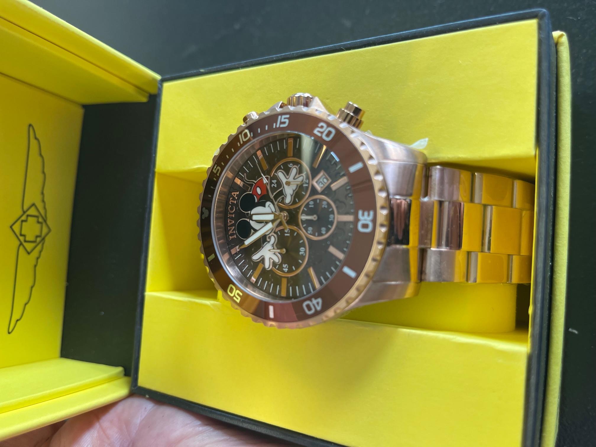 mickey mouse divers watch