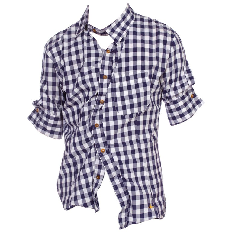 mens blue vivienne westwood shirt