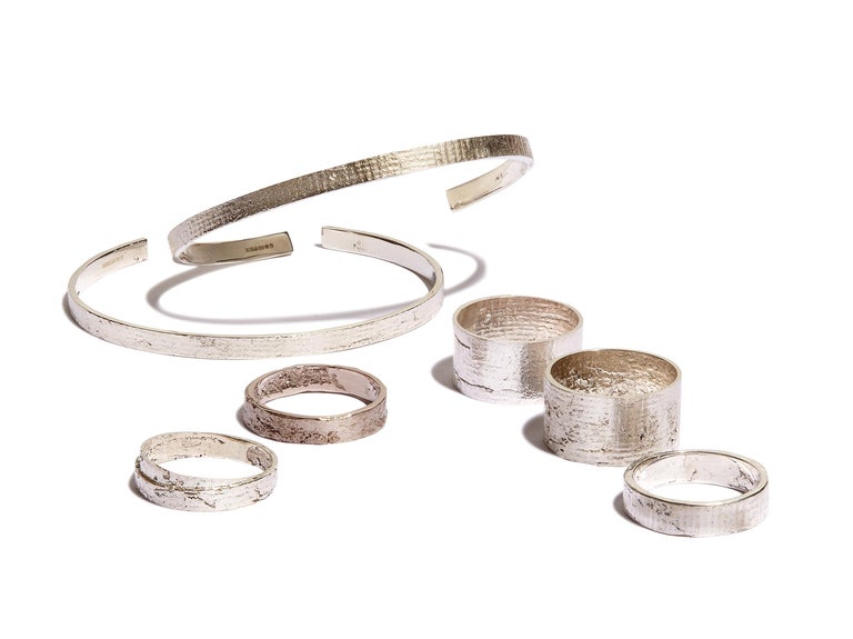 Brant mens cuff bracelet white gold – ZADEH NY