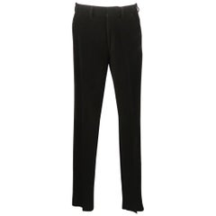 Vintage Men's WILKES BASHFORD Size 30 Black Corduroy Casual Pants