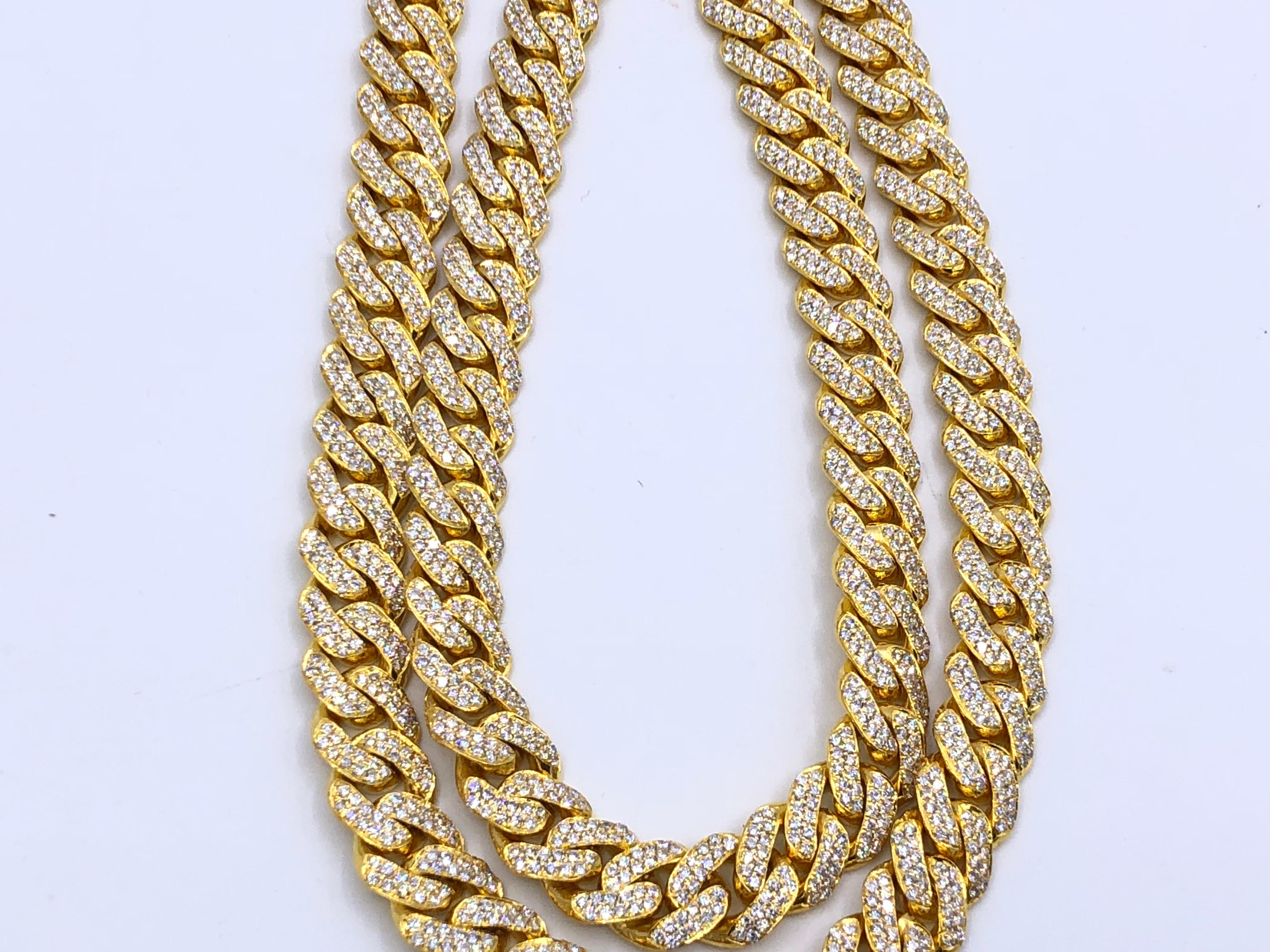 how much is a cuban link with diamonds