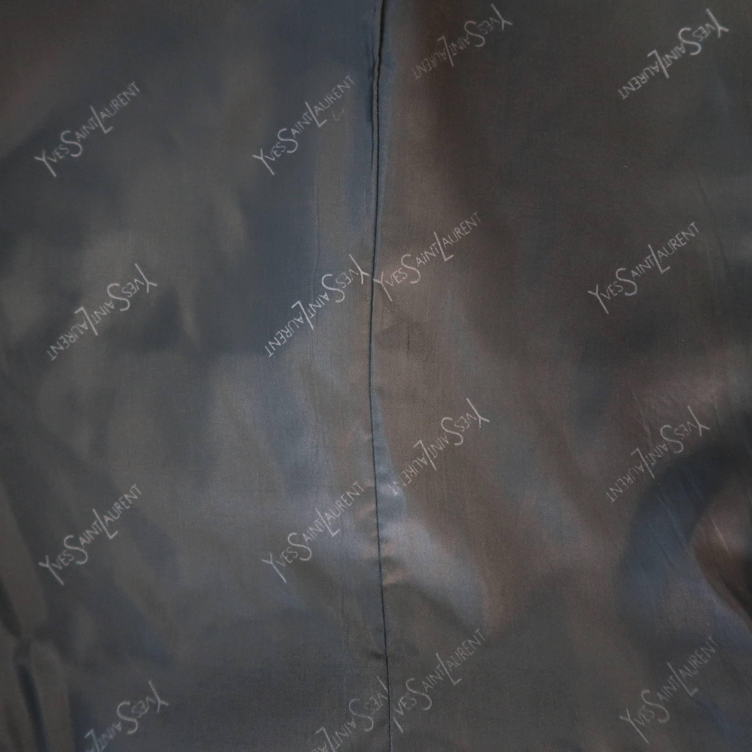 Jean Paul Gaultier Men's Wool Silk Peak Lapel Le Smoking Tuxedo Jacket 5