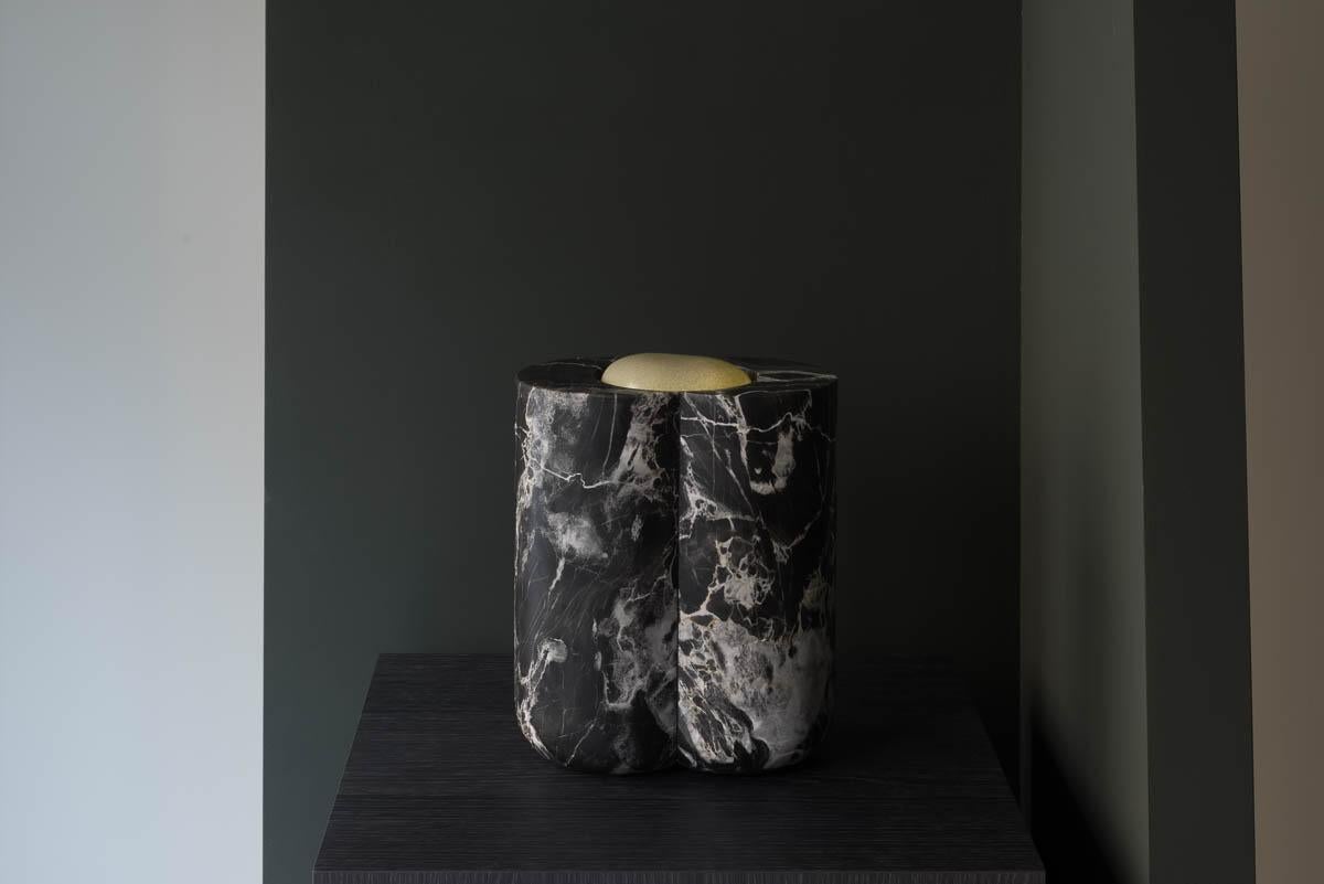 Mensa Portoro candleholder by Magaux Keller.
Dimensions: 12.5 x 20.5 x 13.5 cm.
Materials: Marble. 


Marble available:
Portoro
Paonazzo


Margaux Keller is a French designer and interior architect. She has her own design brand Margaux