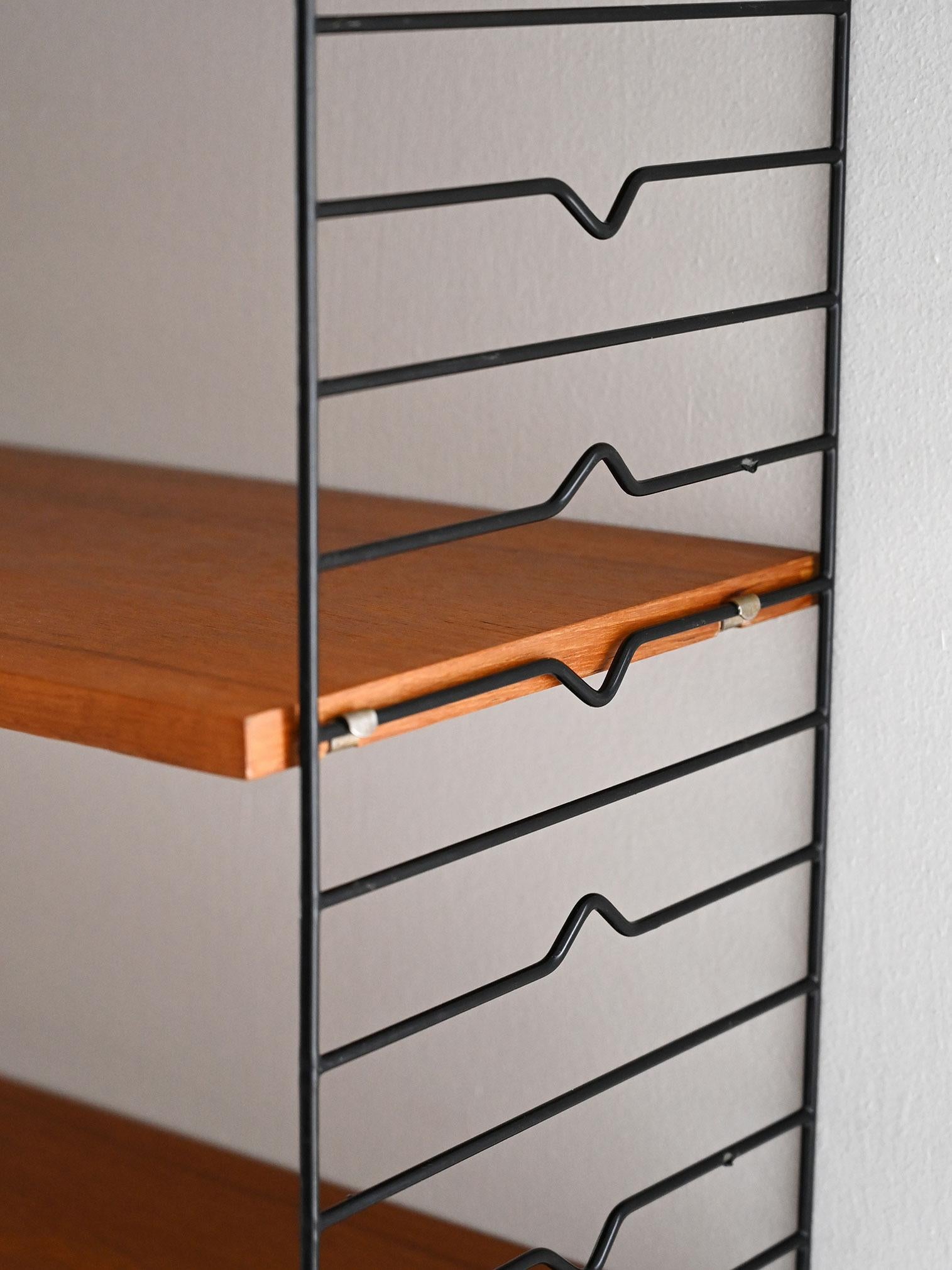 Mensole Hylla scandinave vintage Metal en venta
