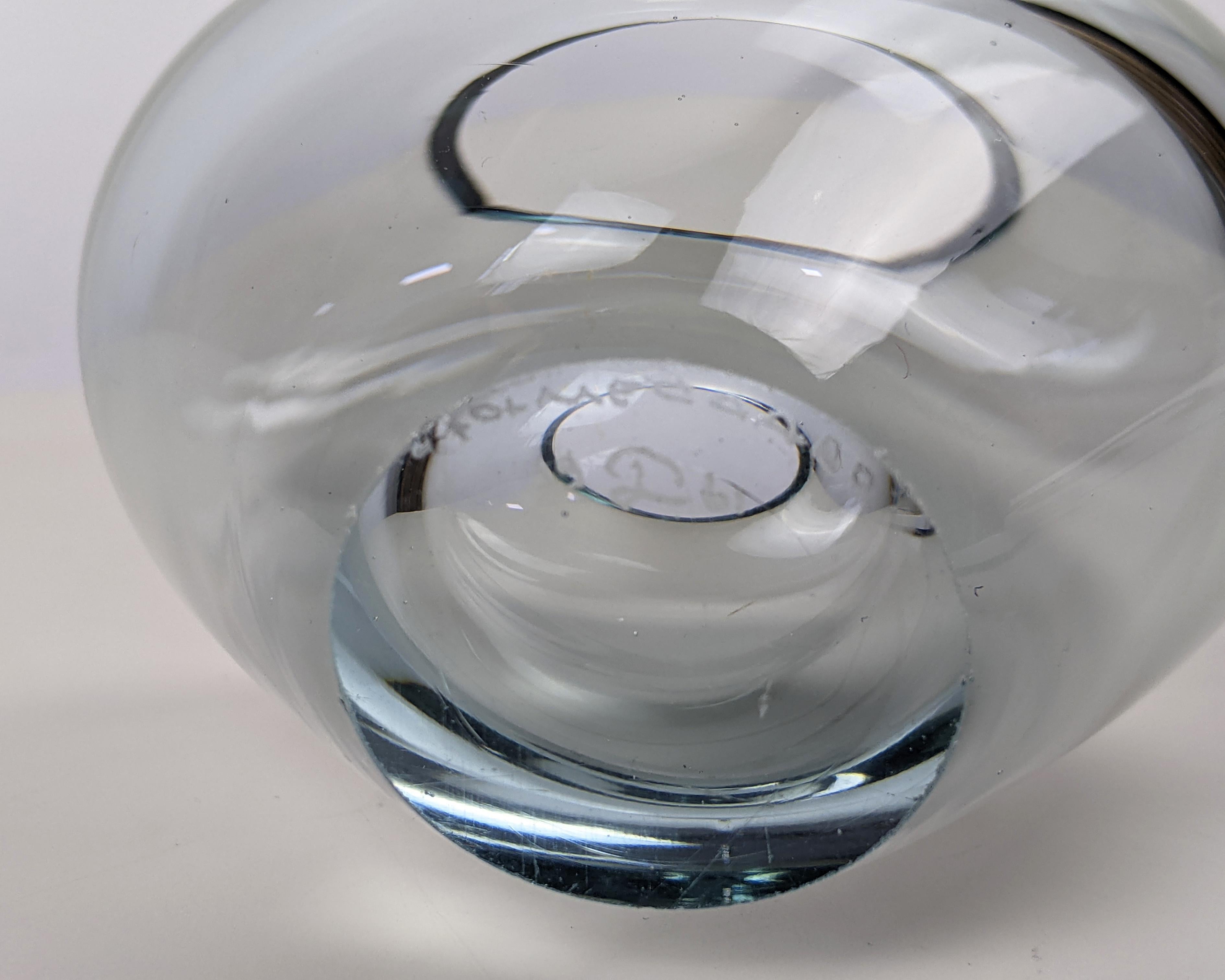 20ième siècle Petit vase Menuet en forme de cœur de Per Ltken pour Holmegaard, vers 1960 en vente