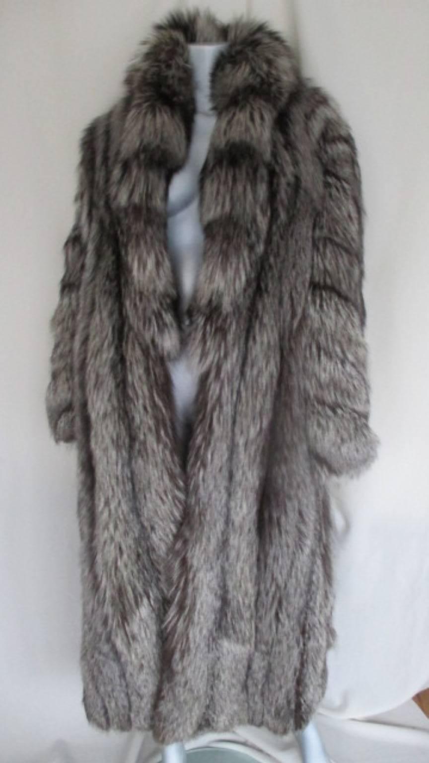 fur coat mens long