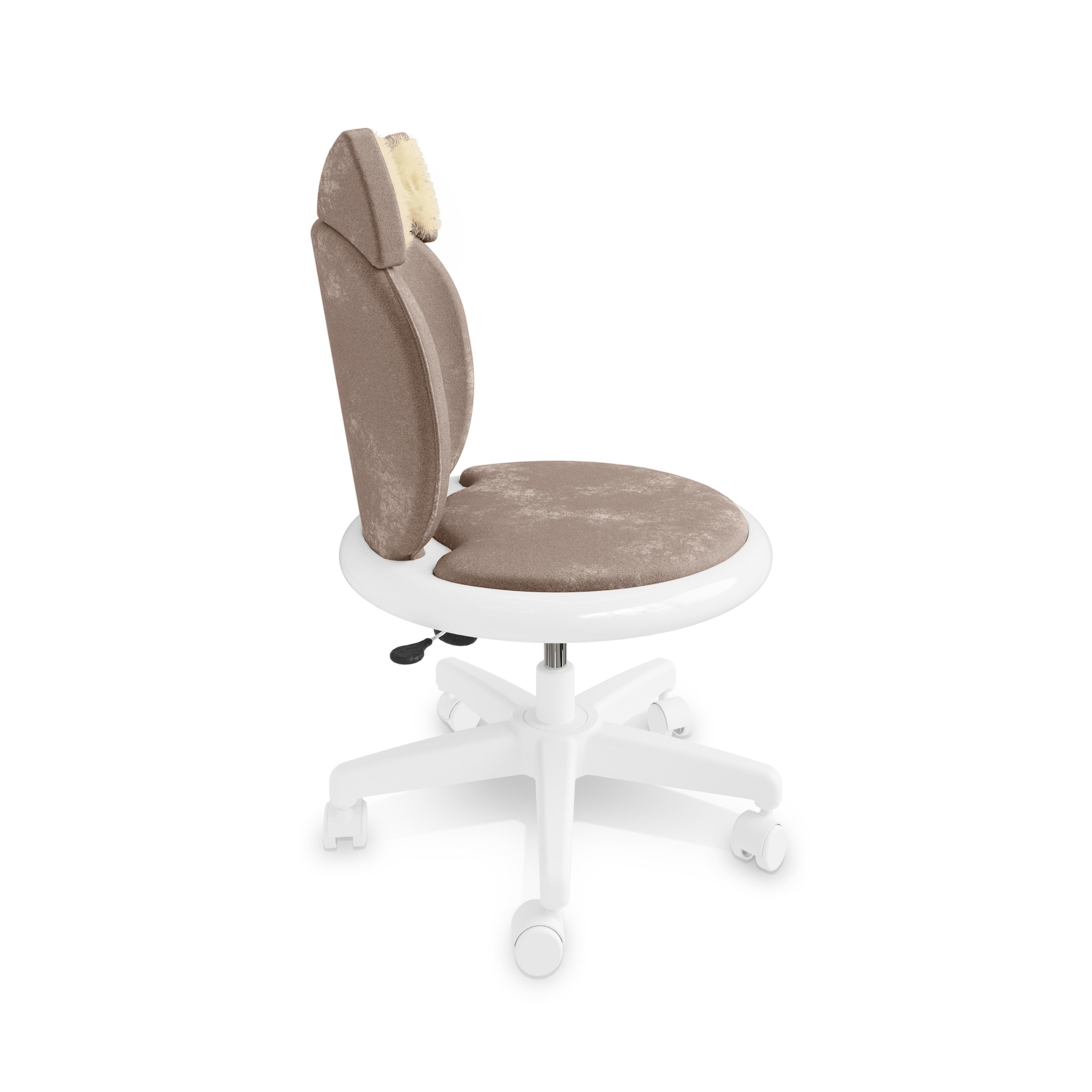 Moderno Sedia da ufficio Meow in velluto per topi di MAGILORE- Sedia da scrivania girevole per bambini in vendita