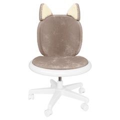 Sedia da ufficio Meow in velluto per topi di MAGILORE- Sedia da scrivania girevole per bambini