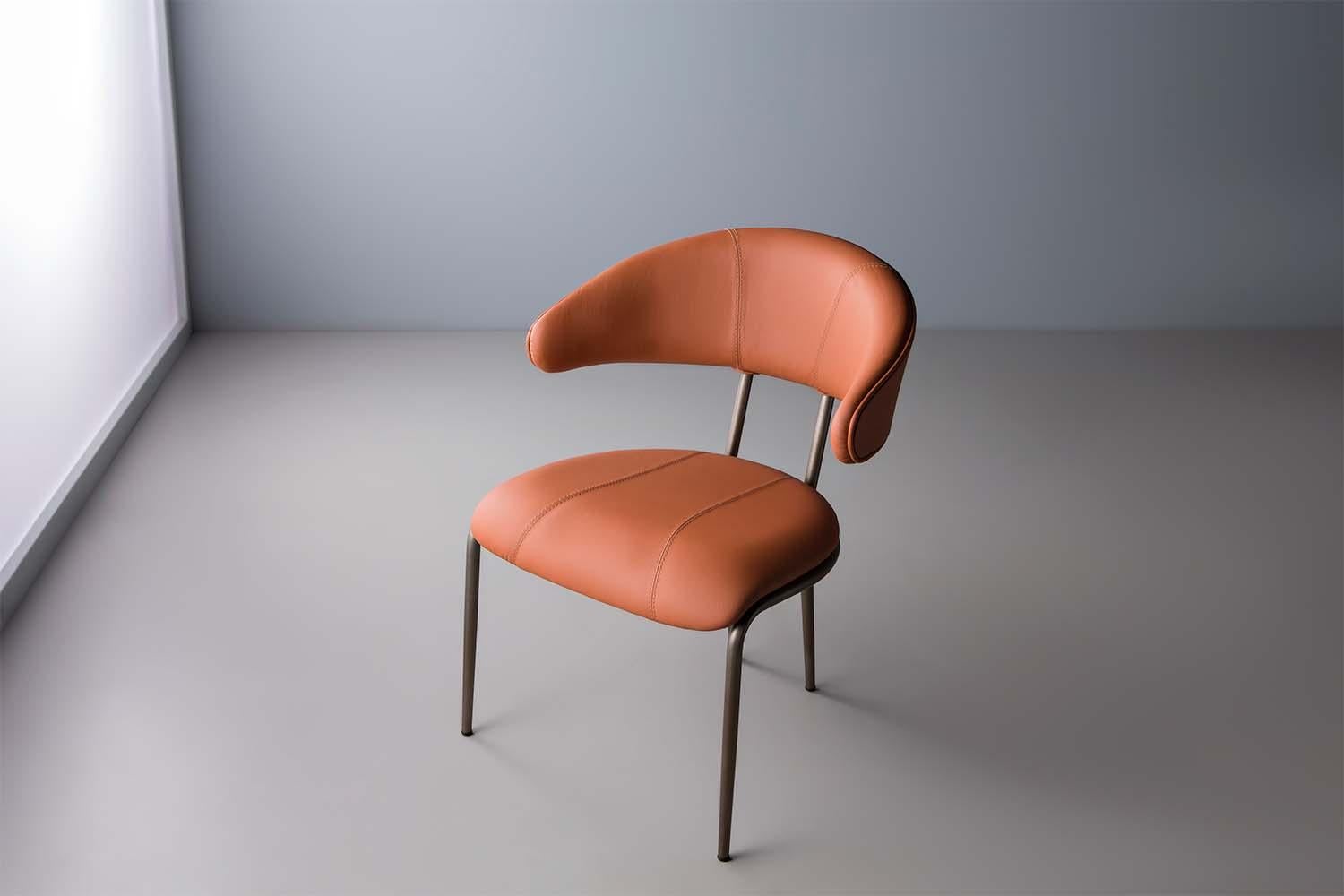 Mera Chair by Doimo Brasil
Dimensions: W 61 x D 60 x H 79 cm 
Materials: Metal, upholstered seat. 


With the intention of providing good taste and personality, Doimo deciphers trends and follows the evolution of man and his space. To this end, it
