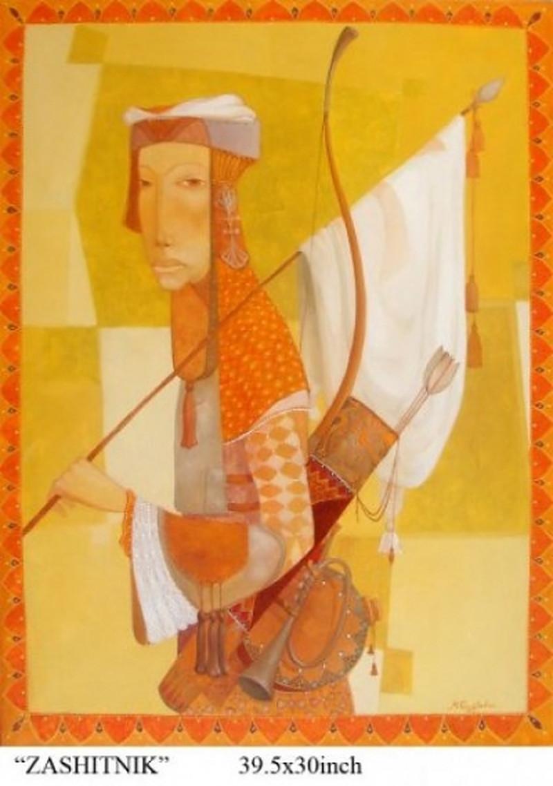 Merab GAGILADZE Figurative Painting - A Prosperous Man