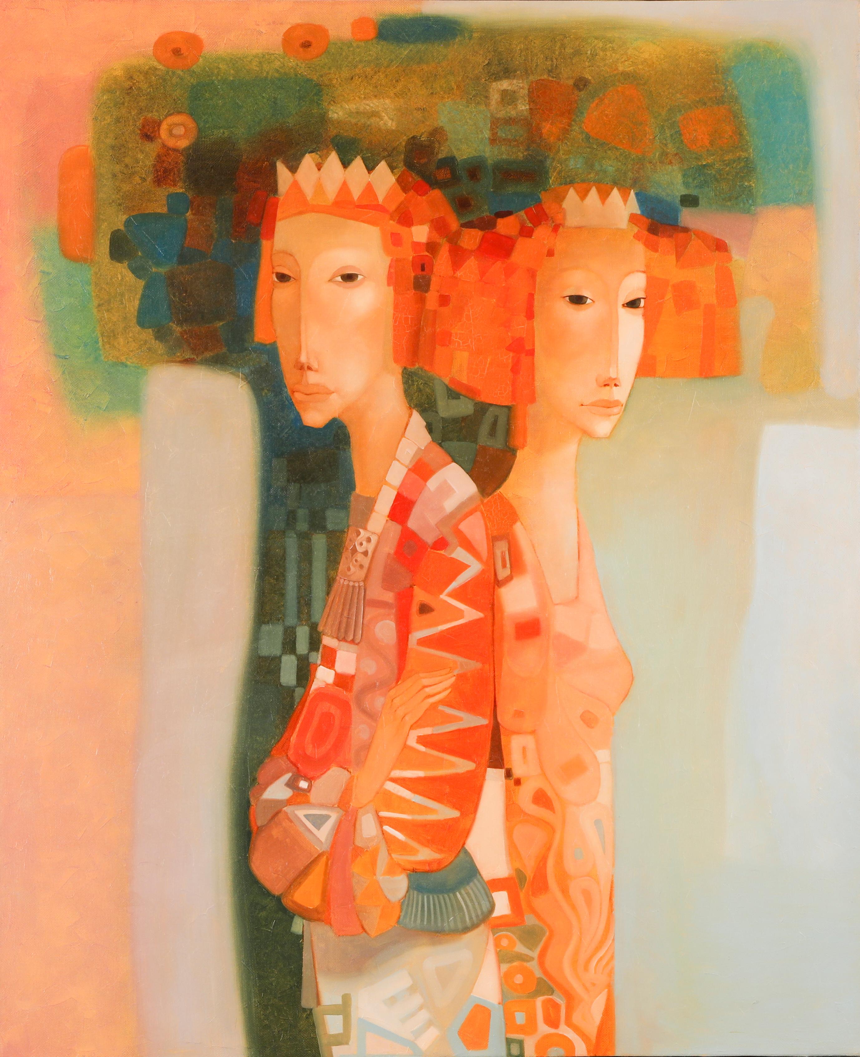 Merab GAGILADZE Figurative Painting - Two