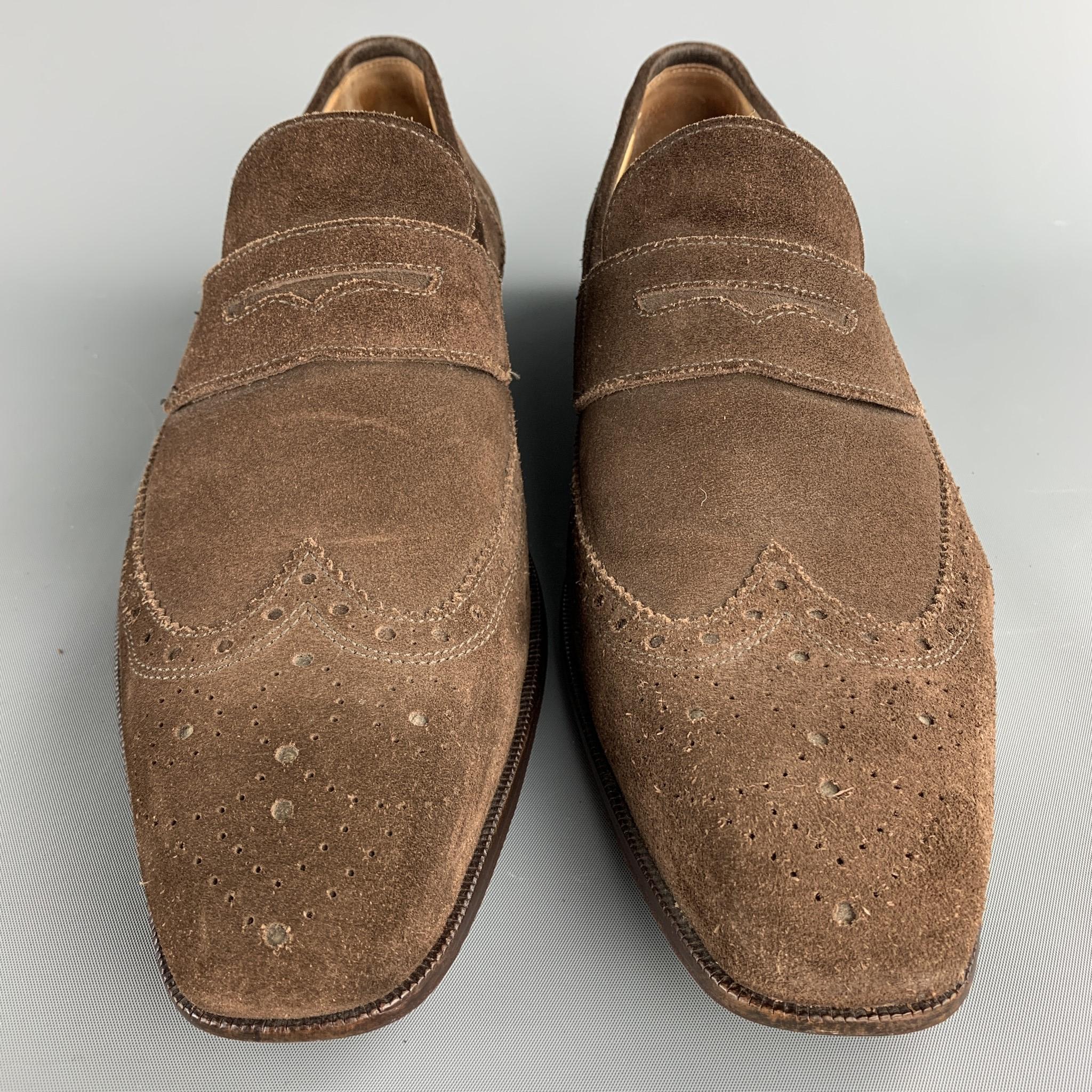 mercanti fiorentini woven penny loafer
