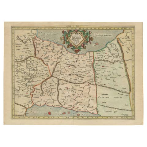Mercator's Ptolemaic Map of Ancient Assyria, Media, and Persia