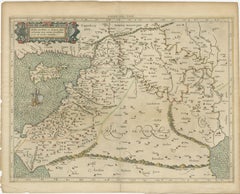 Mercator's Ptolemaic Map of the Holy Land, Cyprus and Syria, circa 1580