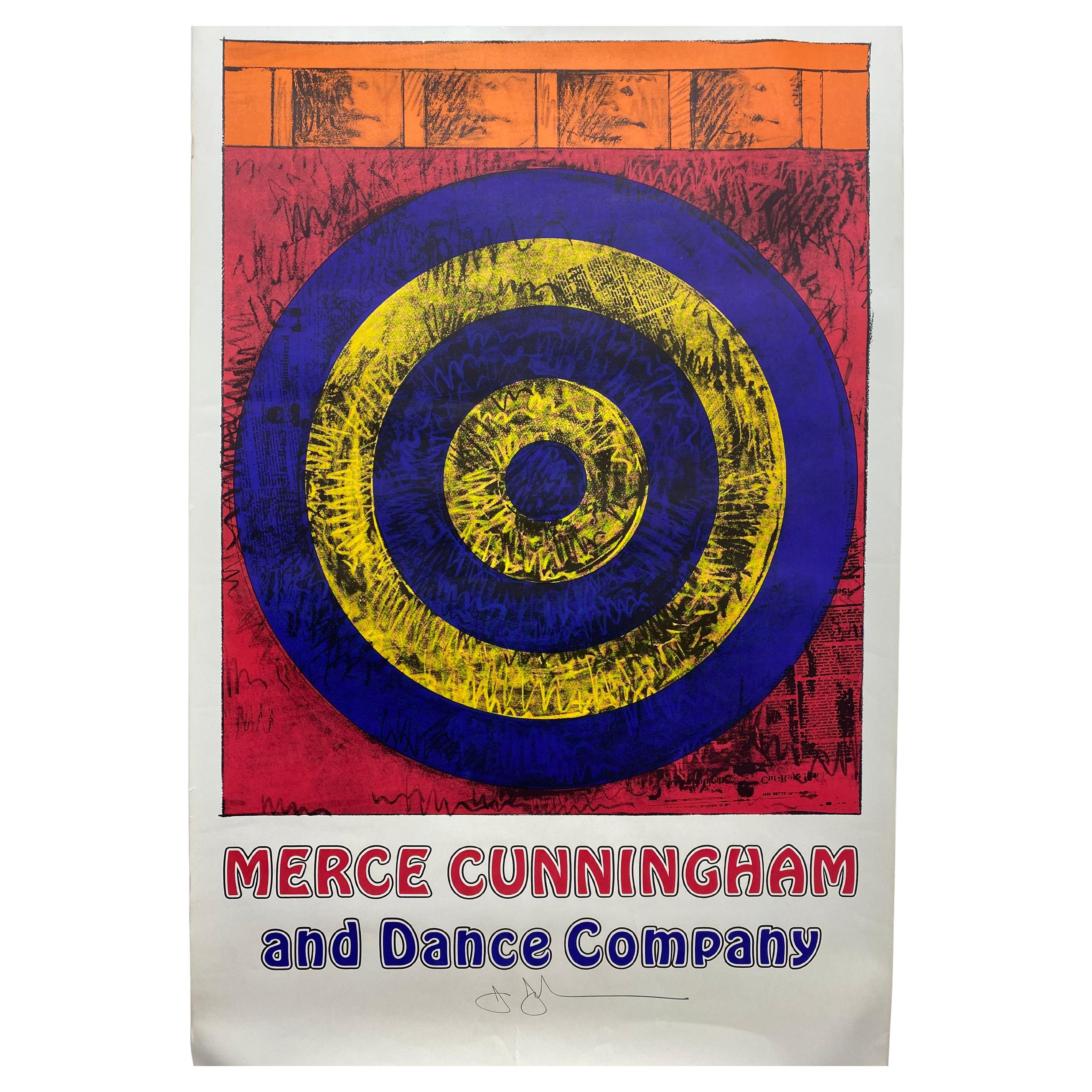 Merce Cunnigham and Dance Company Jasper Johns Target Offset Poster, 1968 en venta