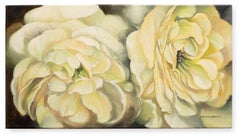Art contemporain espagnol de Mercedes Aparicio - Roses Dorées