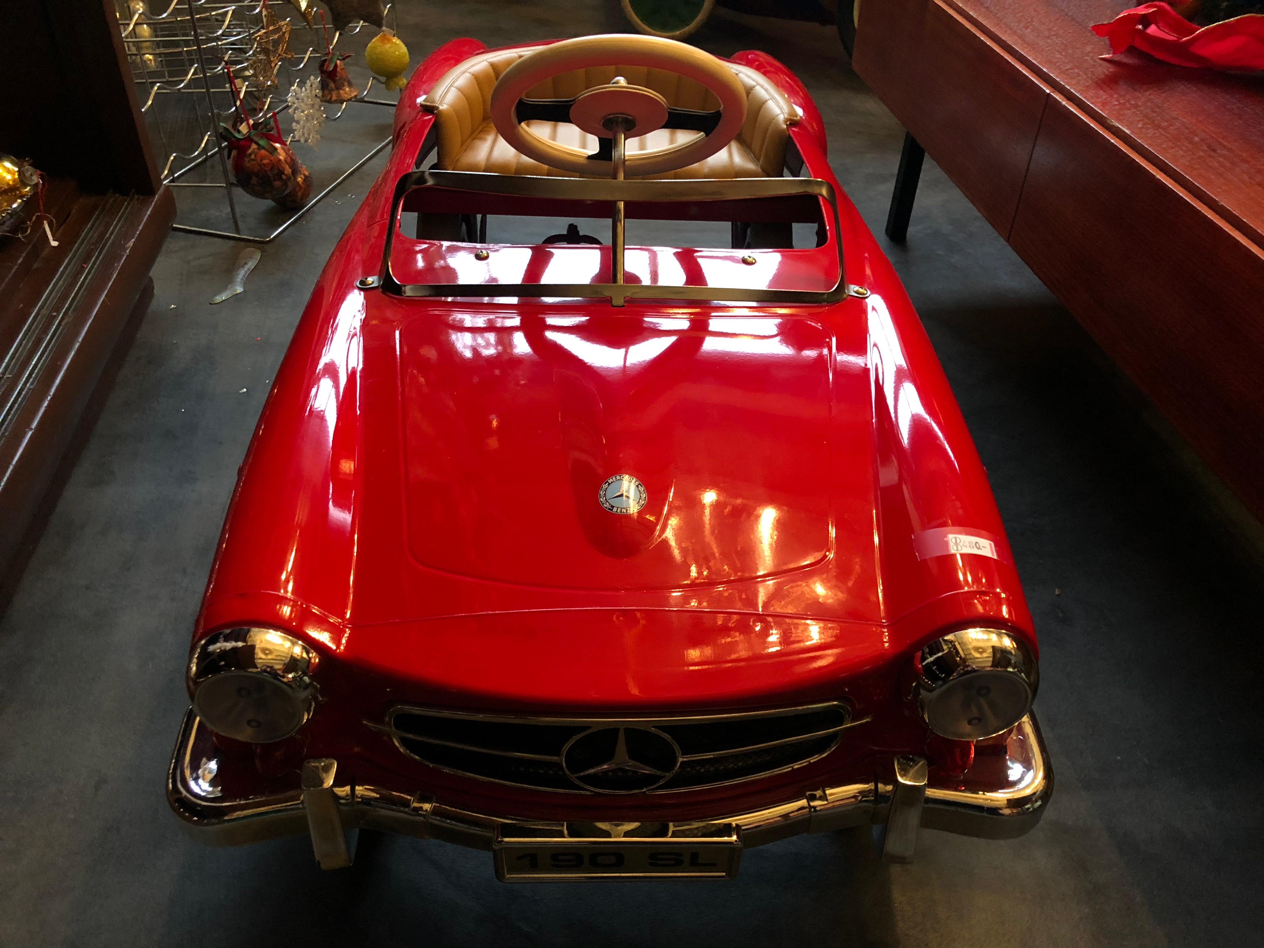 Unknown Mercedes Benz 190 SL Vintage Pedal Car for Kids