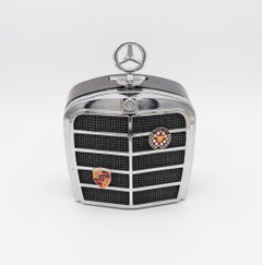 MERCEDES BENZ 1966 Royal London Radiator Grill Petrol Lighter In Lacquered Steel