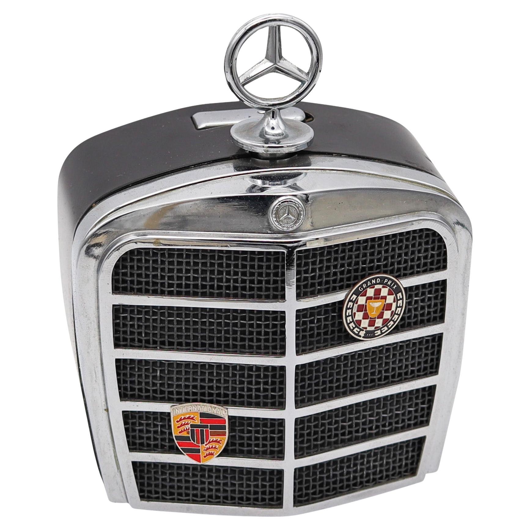 MERCEDES BENZ 1966 Royal London Radiator Grill Petrolfeuerzeug aus lackiertem Stahl