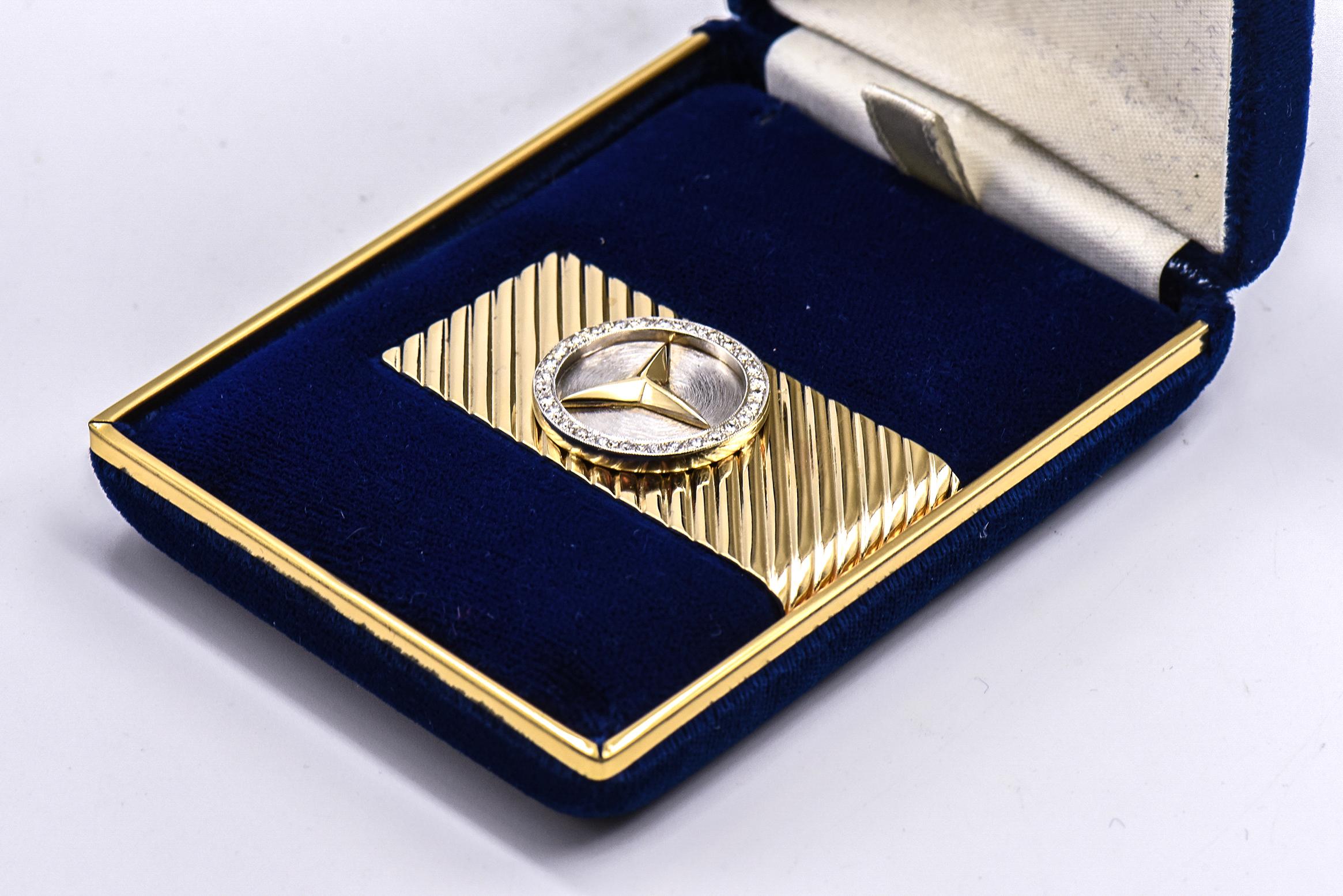 Mercedes Benz Diamond and Gold Money Clip 1