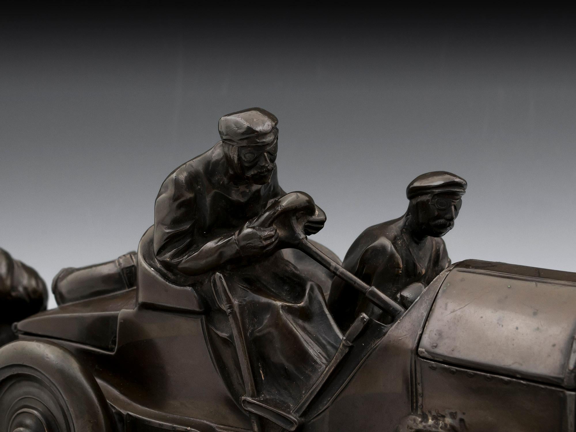 Mercedes Benz Racing Car Inkwell by Kayser of Germany 2