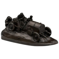 Mercedes Benz Racing Car Inkwell by Kayser of Germany