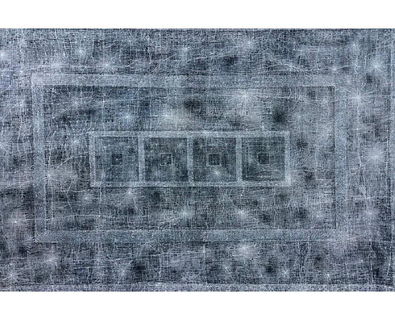 Grand tableau abstrait d'Amérique latine Mercedez Elena Gonzalez (Venezuela) - Painting de Mercedes Elena Gonzalez