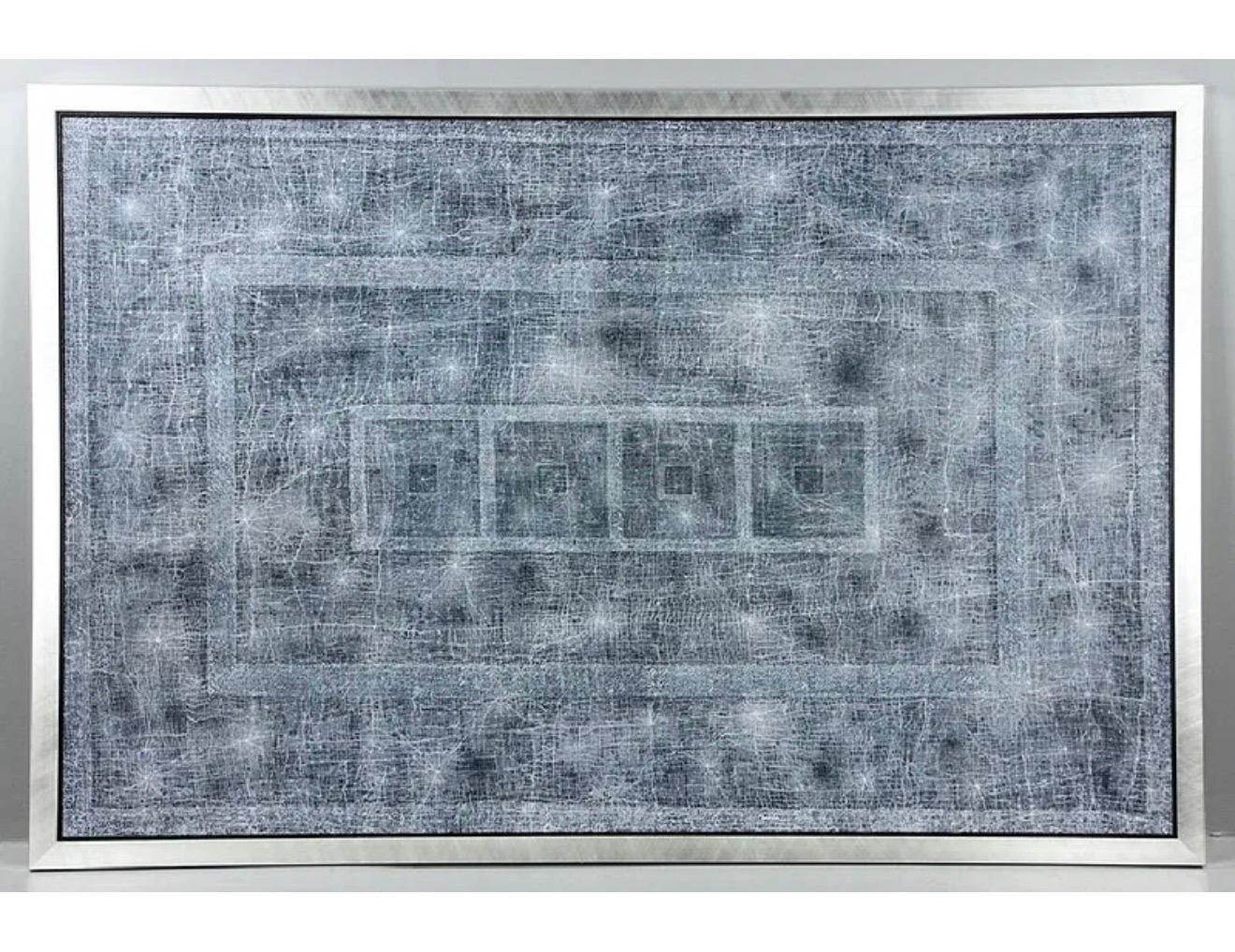 Abstract Painting Mercedes Elena Gonzalez - Grand tableau abstrait d'Amérique latine Mercedez Elena Gonzalez (Venezuela)