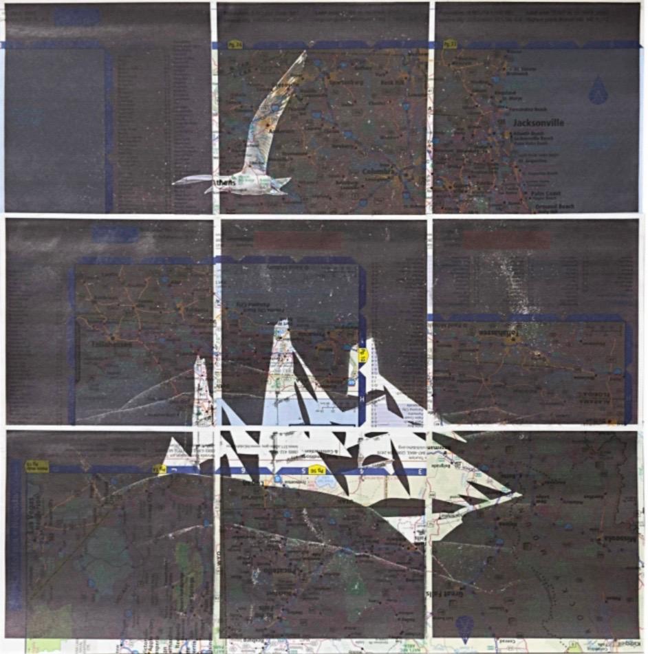 North #2 - Mixed Media Art by Mercedes Jelinek