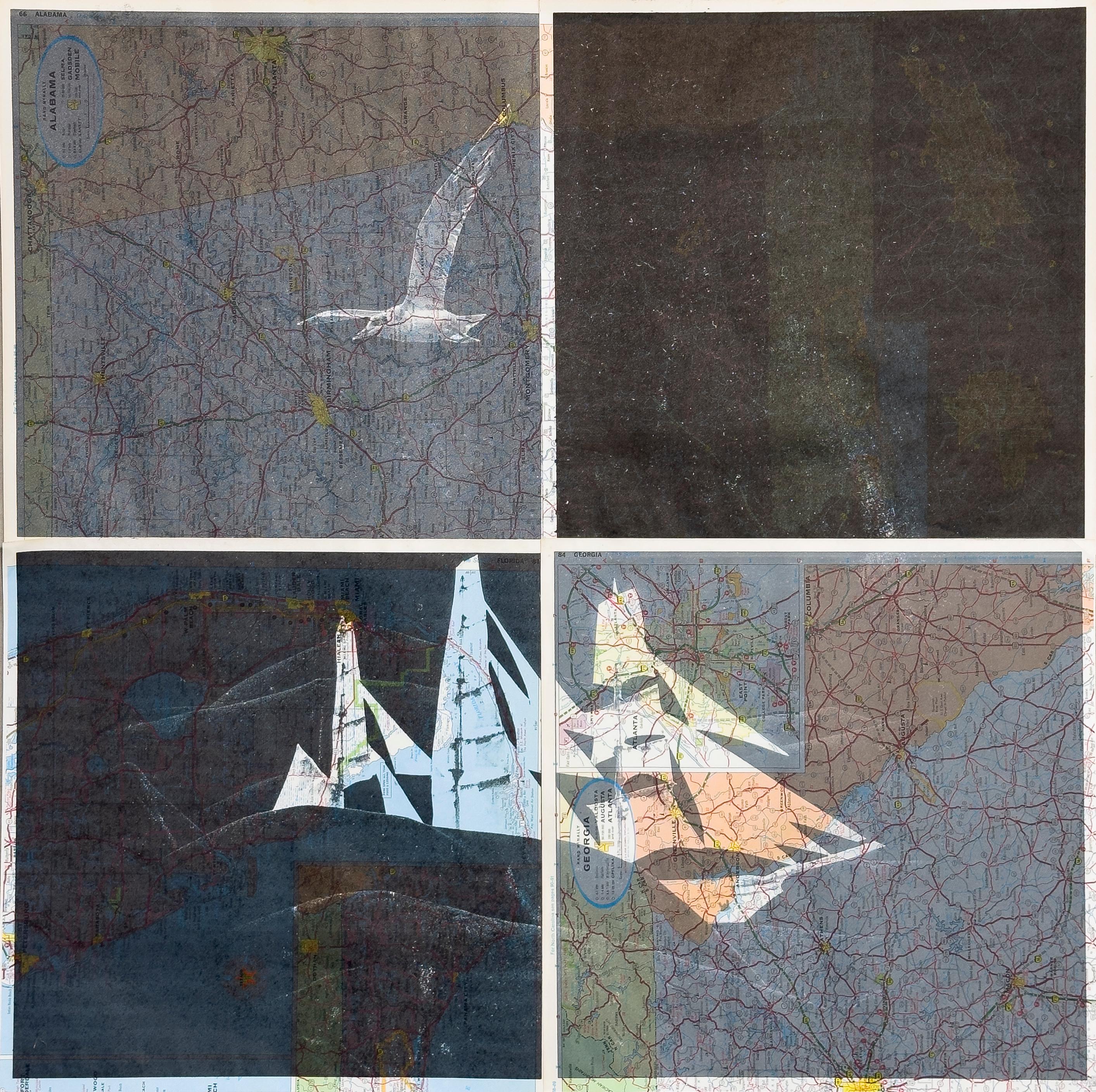 Black and White Photograph Mercedes Jelinek - Atlas des mers agitées #1