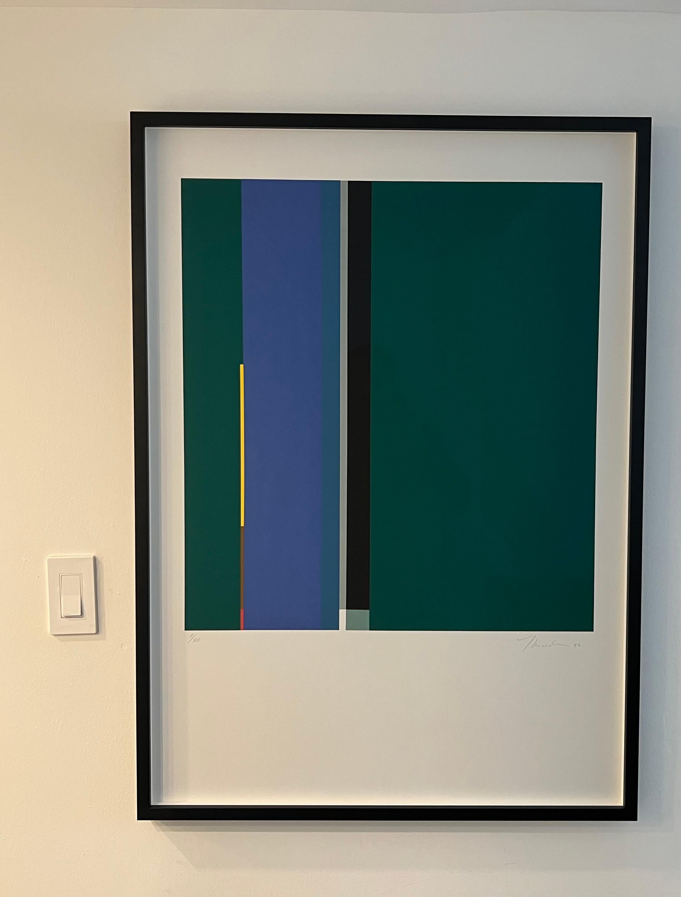 Mercedes Pardo Abstract Print – Unbetitelte Komposition