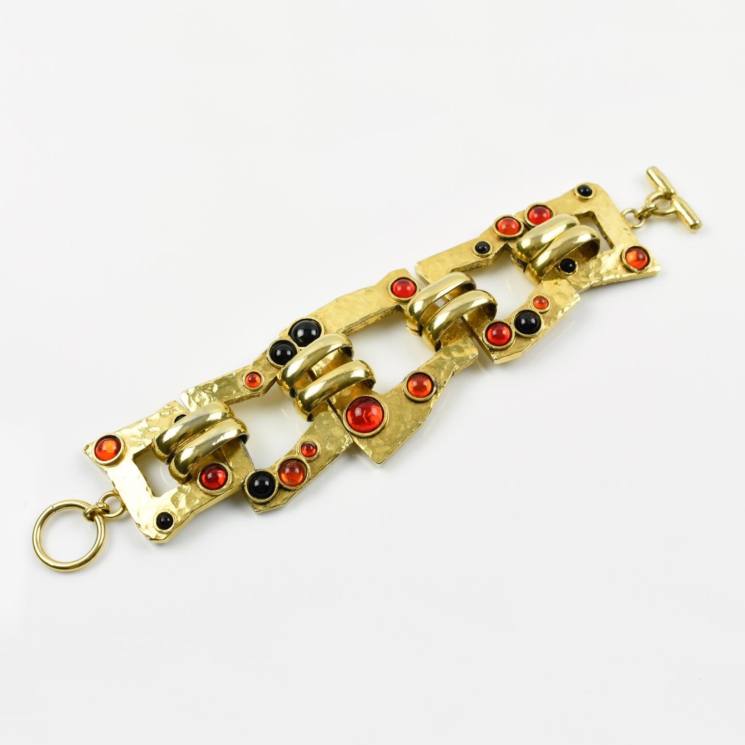 Mercedes Robirosa Bracciale Jewell A Link Dorato in vendita 3