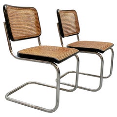 Mercel Breuer für Thonet "Cesca" Stühle:: Italien:: 1950er Jahre