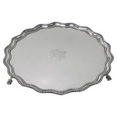 Mercers Company Garrard Antikes Silber großes Salver London 1897, Mercers Company