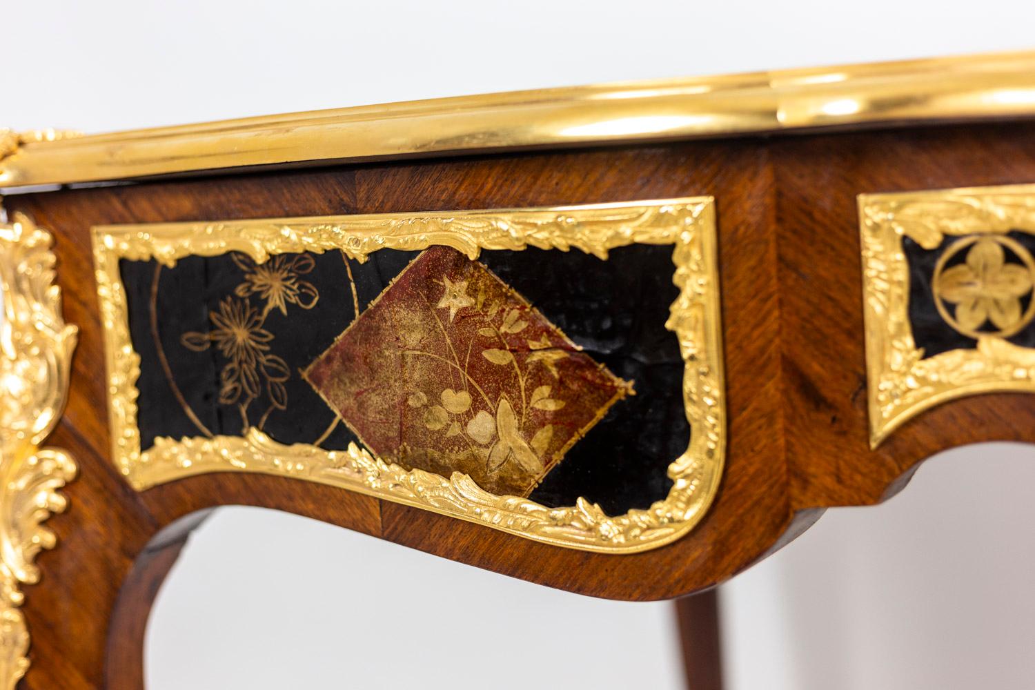Mercier Frères Décoration, Flat Desk of Louis XV Style, circa 1900 6