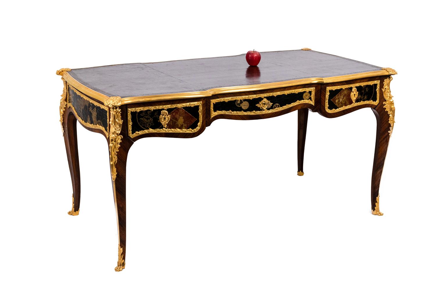 Mercier Frères Décoration, Flat Desk of Louis XV Style, circa 1900 8