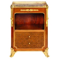 Comò di Mercier Frères in mogano bronzo francese