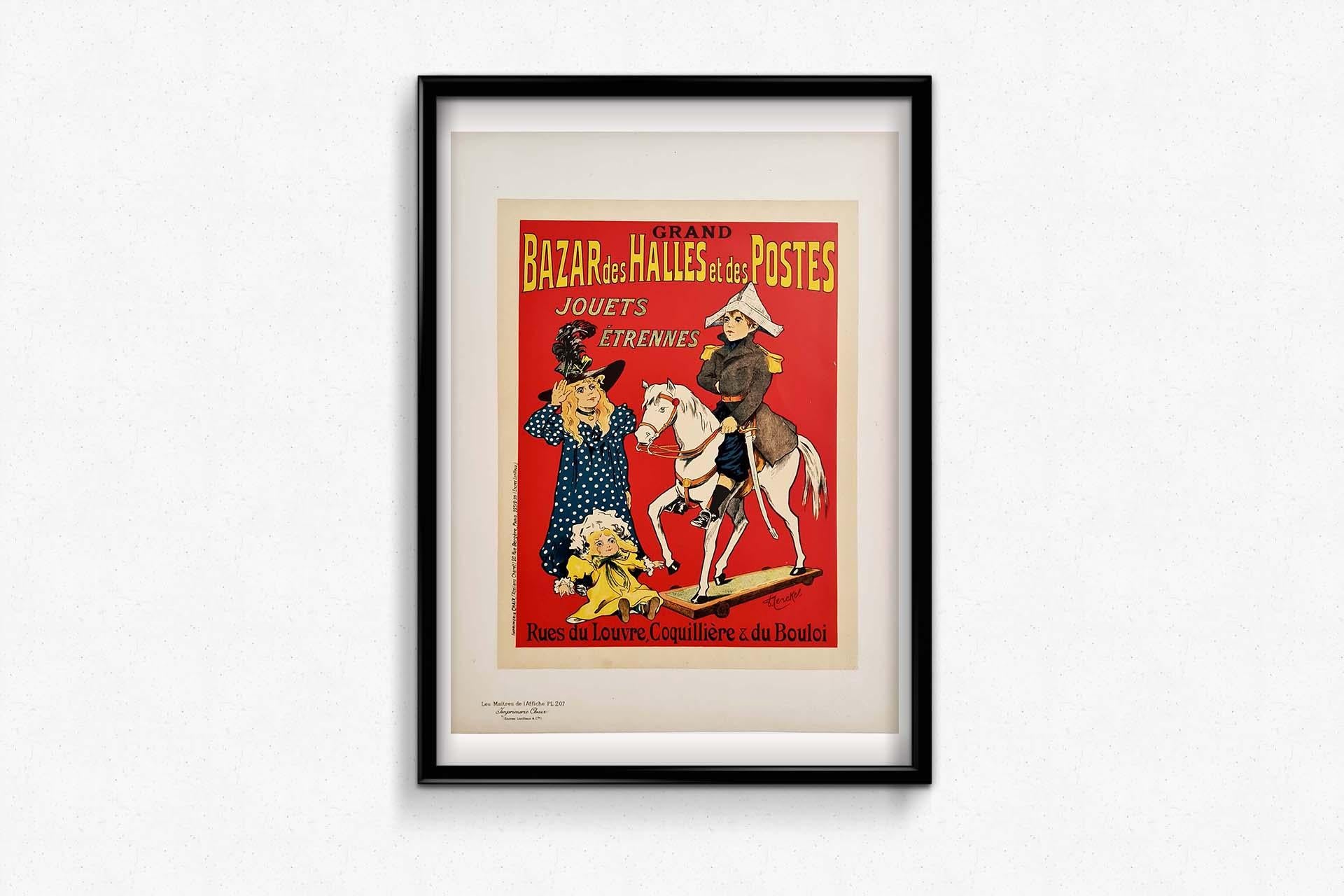 Original Maîtres de l'Affiche pl.207 poster Grand Bazar des Halles et des Postes 1