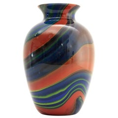 'Mercurio' Murano Glass Vase by Ottavio Missoni for Missoni, 1980s