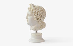 Statua del busto di Mercurius Hermes Museo di Istanbul Replica, marmo compresso