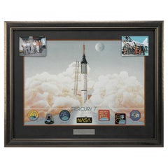 Mercury 7 Signed Lithograph, Limited Edition #513/1500, Circa 1988