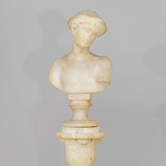 Mercury Bust with Column, 19th Century